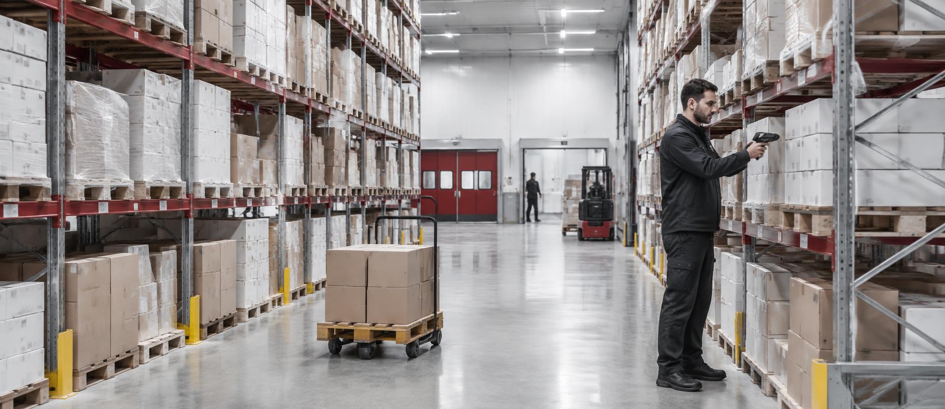 Medicines distribution in a modern pharmaceutical warehouse